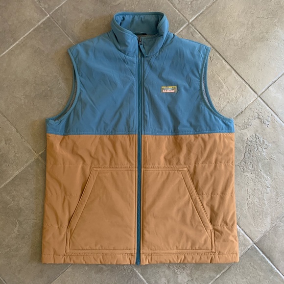 L.L. Bean Other - NWOT - LL Bean Medium Primaloft Vest - Blue/Brown